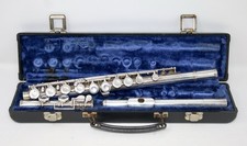GEMEINHARDT ELKHART M-2 2972 Silver Flute, w/Case -Tested READ Free Ship