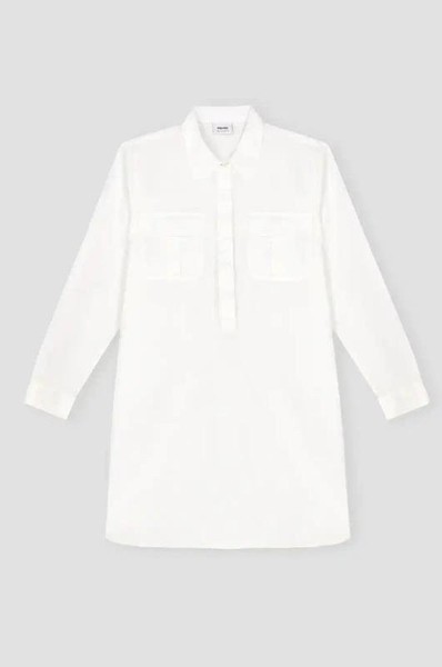 Women COS Shirt White Cotton 36 #6PA7