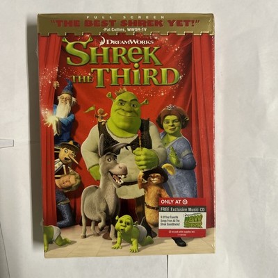 Shrek the Third (DVD/CD, 2-Disc Set, 2007) BRAND NEW - Target Exclusive SEALED