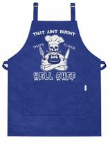 Funny Hell Chef BBQ Apron for Men w Pocket Th...