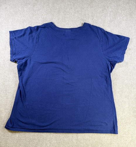 Women's Aerosmith Dream On T-Shirt 3XL Blue Oversized Vintage Rock Band Tee - Picture 7 of 7