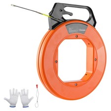 100ft Fiberglass Fish Tape 3/16in Non-Conduct...