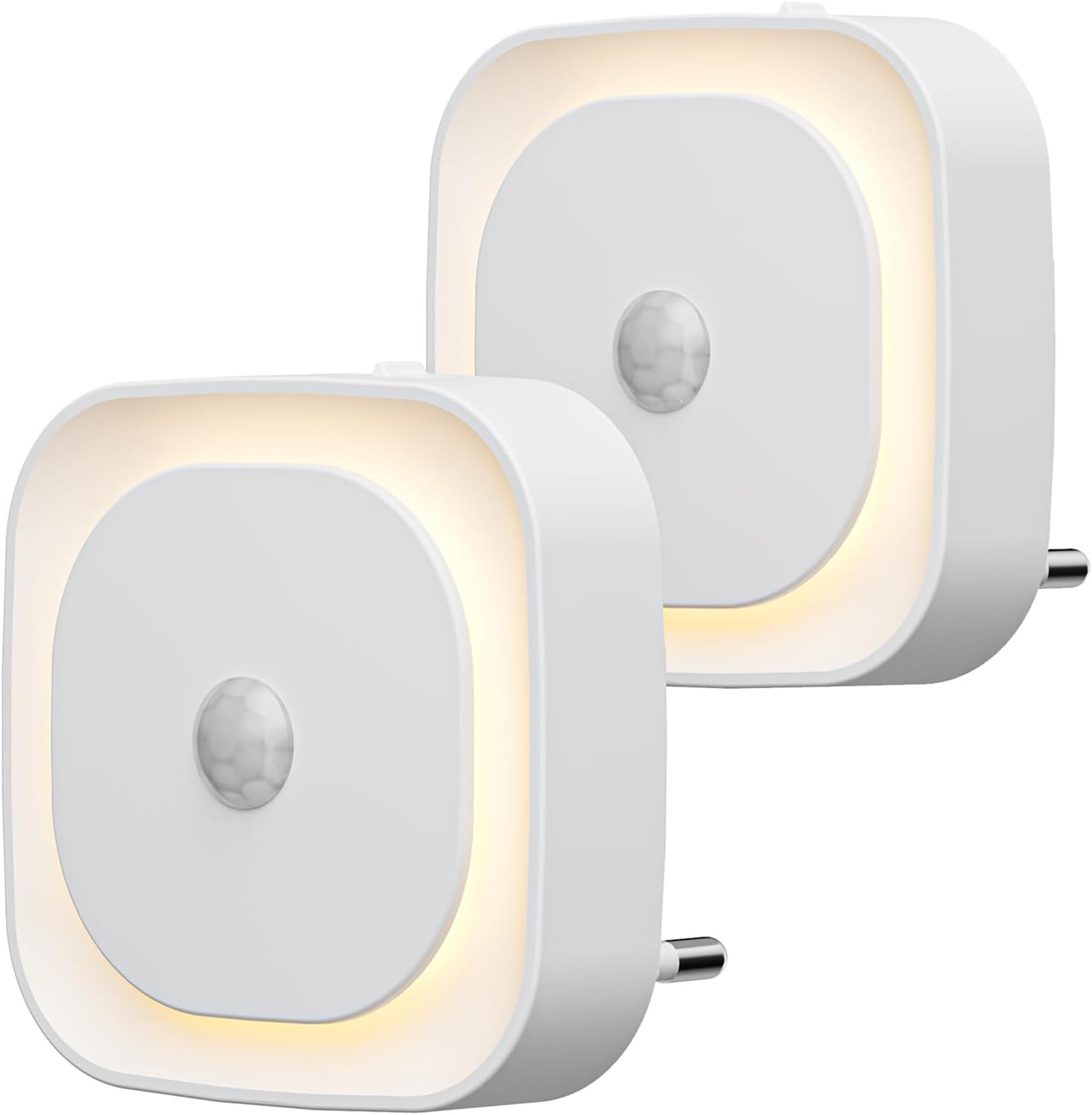 Luce Notturna Da Presa Con Sensore Di Movimento, 3 Modalità Di Sensore, [2 Pezzi