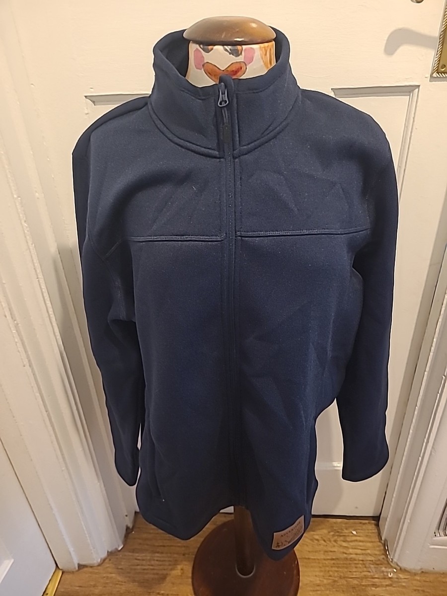 Mens Livergy Size XL Navy Long Sleeved Warm Zip Through UK