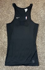 Nike Pro NBA Player Issued Training Tank Top Black 880805-010 Size XL-Tall