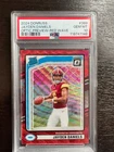 2024 Donruss Jayden Daniels Optic Preview Red Wave PSA 10