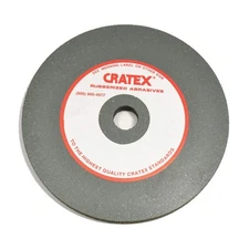 Cratex 5" x 1/2" x 1/2" Rubberized Abrasive Wheel, Coarse, USA Made