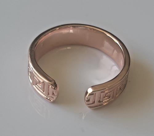 Pure Copper Magnetic Ring - Arthritis Adjustable Ring Maze New - Picture 3 of 4