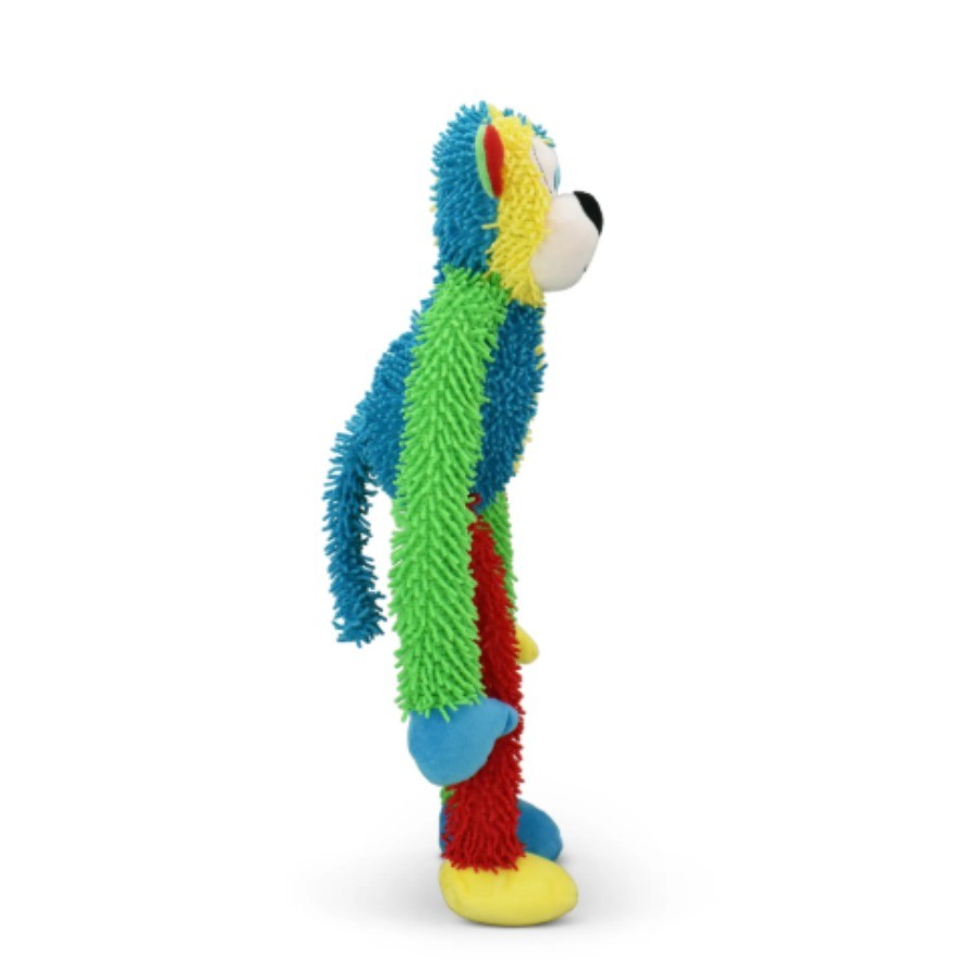 Vibrant Life Multicrew Monkey Plush Dog Toy, Six Squeakers, 18"