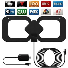 Digital Antenna for Smart TV Indoor with Amplifier,200 Miles Long Range Receptio