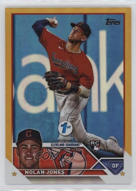 2023 Topps Series 1 1st Edition Gold Foil Nolan Jones #129 1ck8