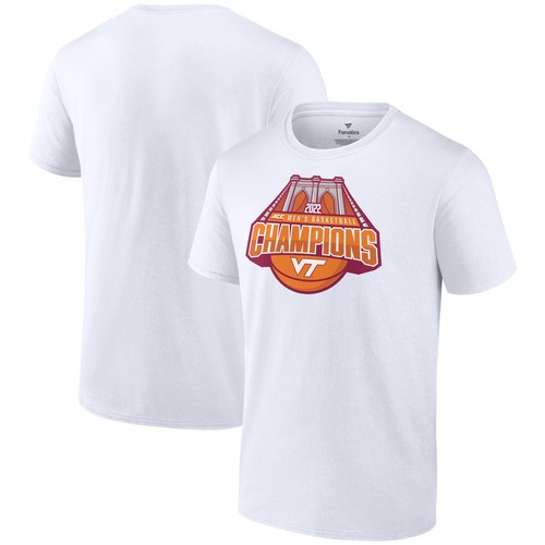 Men's Fanatics White Virginia Tech Hokies 2022 ACC Men's Basketball Conference