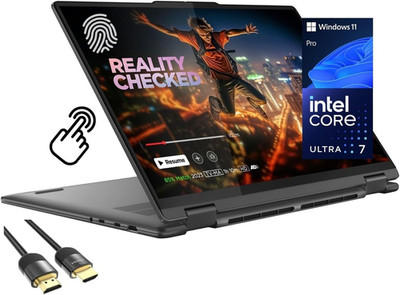 Yoga 7I 2-In-1 Laptop, 16'' 2K Touchscreen Display, Core Ultra 7 155U (Up to 4.80