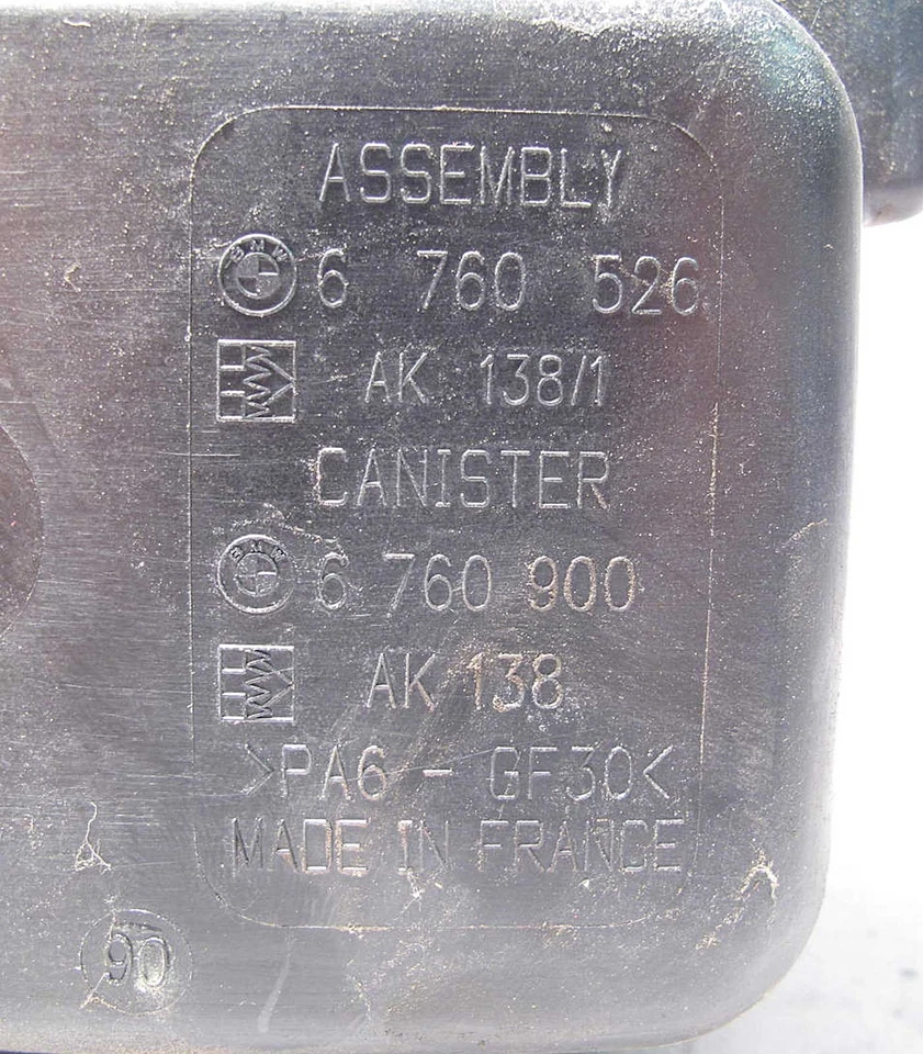 Bote de carbón activado BMW E60 serie 5 E63 LDP EVAP 2004-2010 USADO Foto 3 de 3