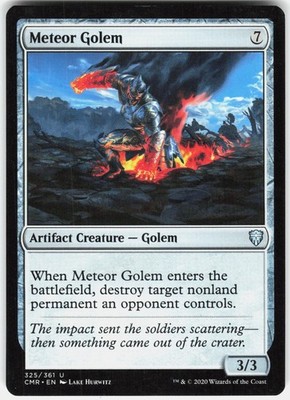 Meteor Golem (325) 325 Uncommon Commander Legends Magic: The Gathering Near Mint