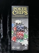 LAS VEGAS STYLE HEAVYWEIGHT POKER CHIP SET 11.5G W/ STACKABLE TRAY