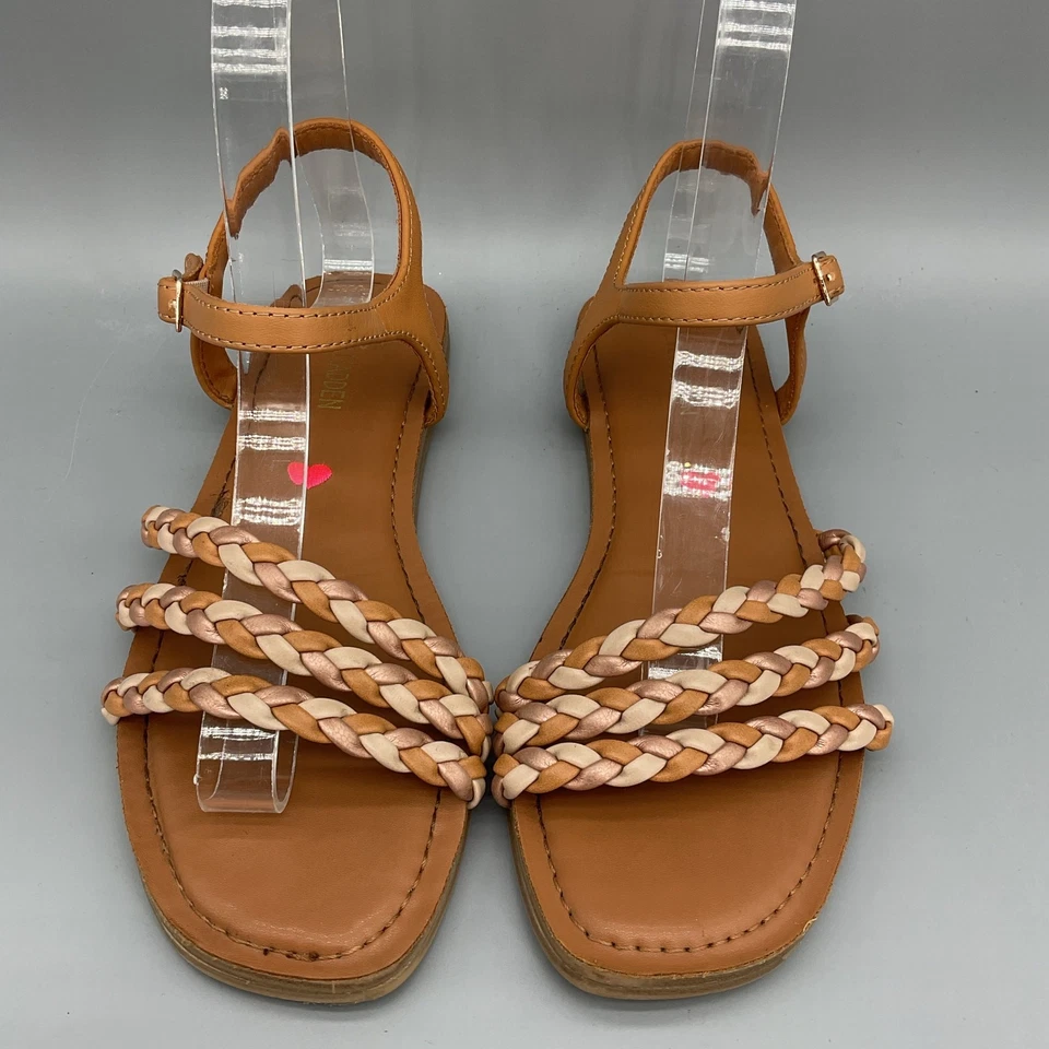 Steve Madden Girl’s Georjia Sandals Brown Size 3 - Image 3 of 4