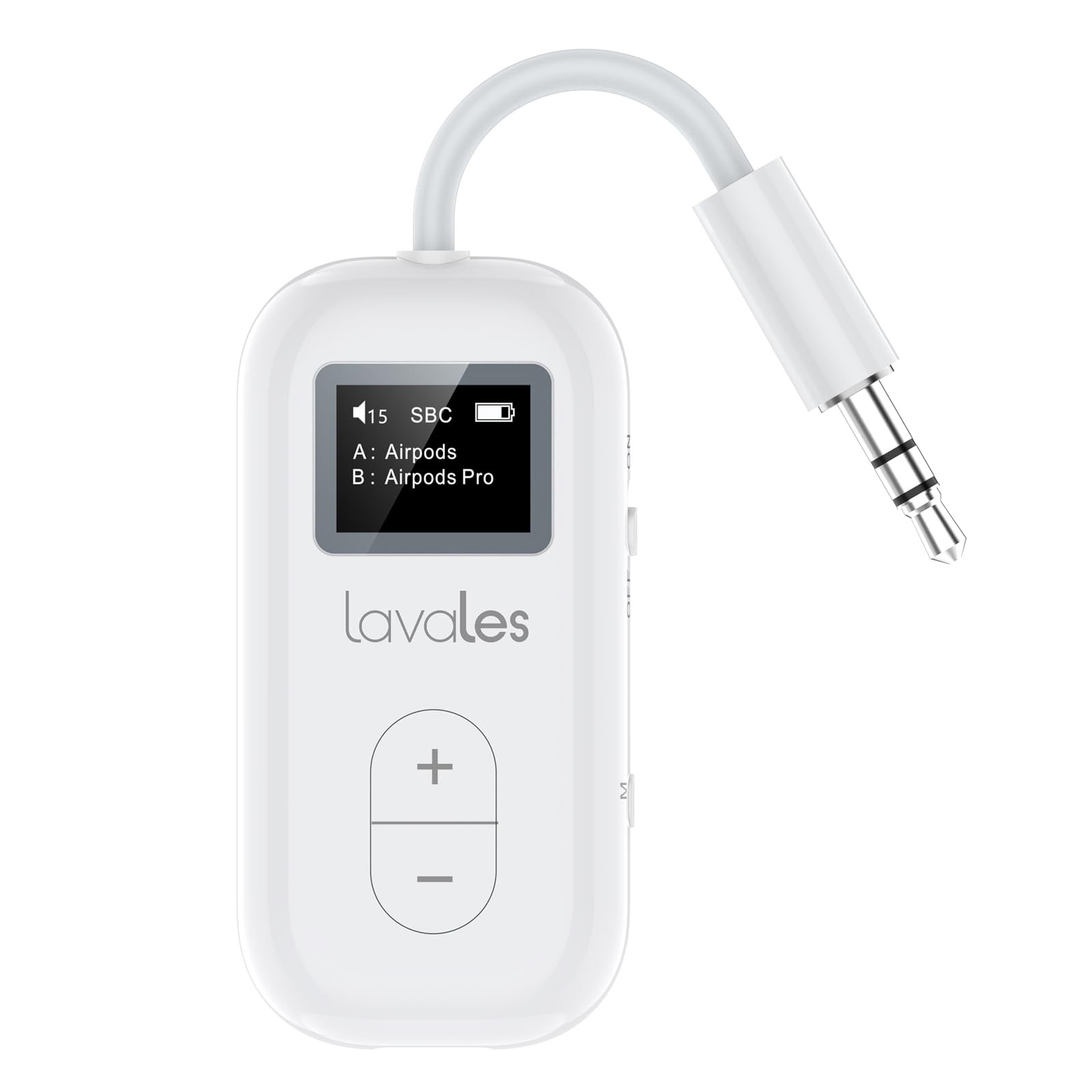 SafeFly Dual Bluetooth Transmitter for AirPods with APTX Low Latency and Long Range Connectivity