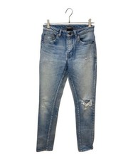 Saint Laurent Paris Distressed Denim Pants Da48 5502 11 Yj477 4450 Men's Size 27