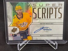 2025-26 UPPER DECK SPX JONATHAN MARCHESSAULT SUPER SCRIPTS AUTO #SS-JM