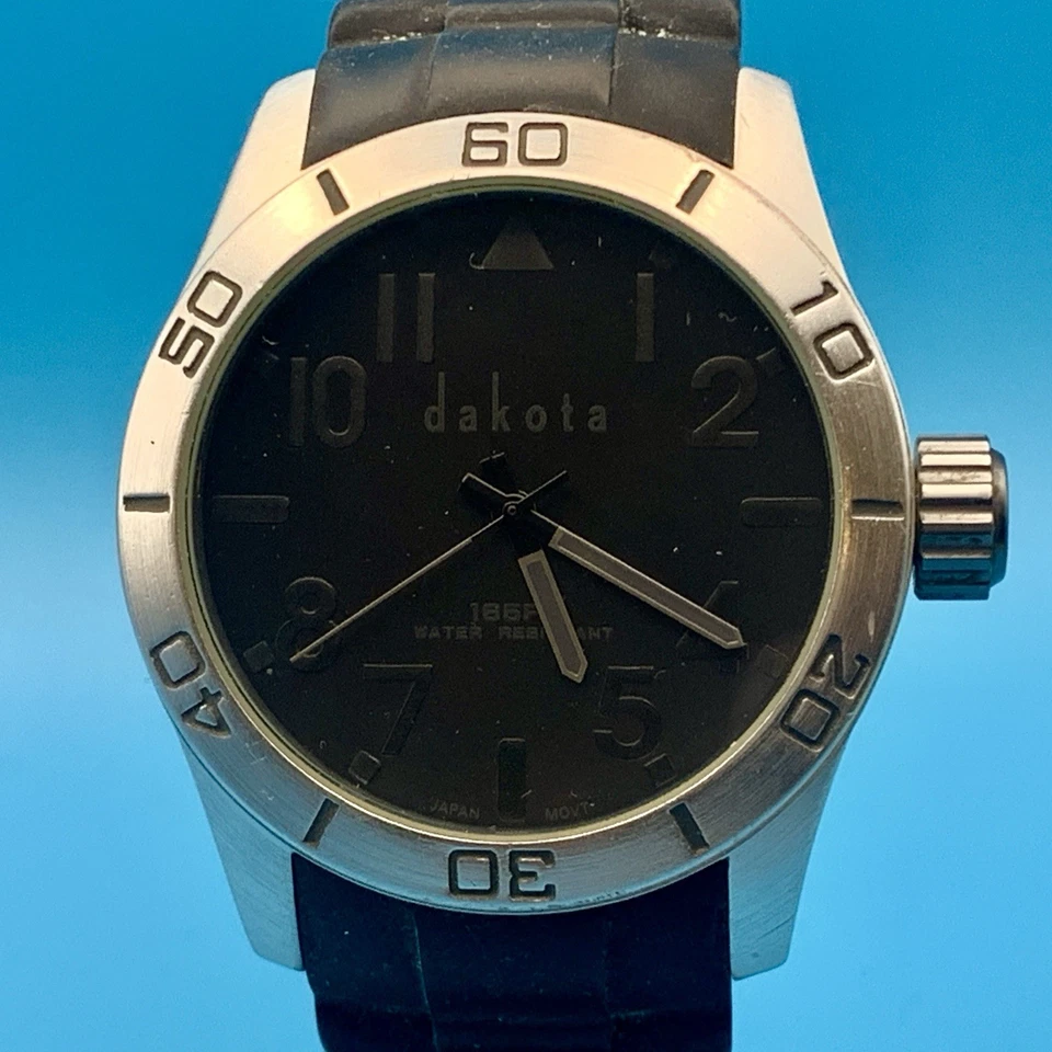 Мужские модные кварцевые наручные часы DAKOTA WATCH COMPANY Япония Movt рабочее состояние - Изображение 2 из 4