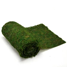 Dried Moss Table Runner for Party Garden Decoration, Dark Green 30cm X 180cm ...