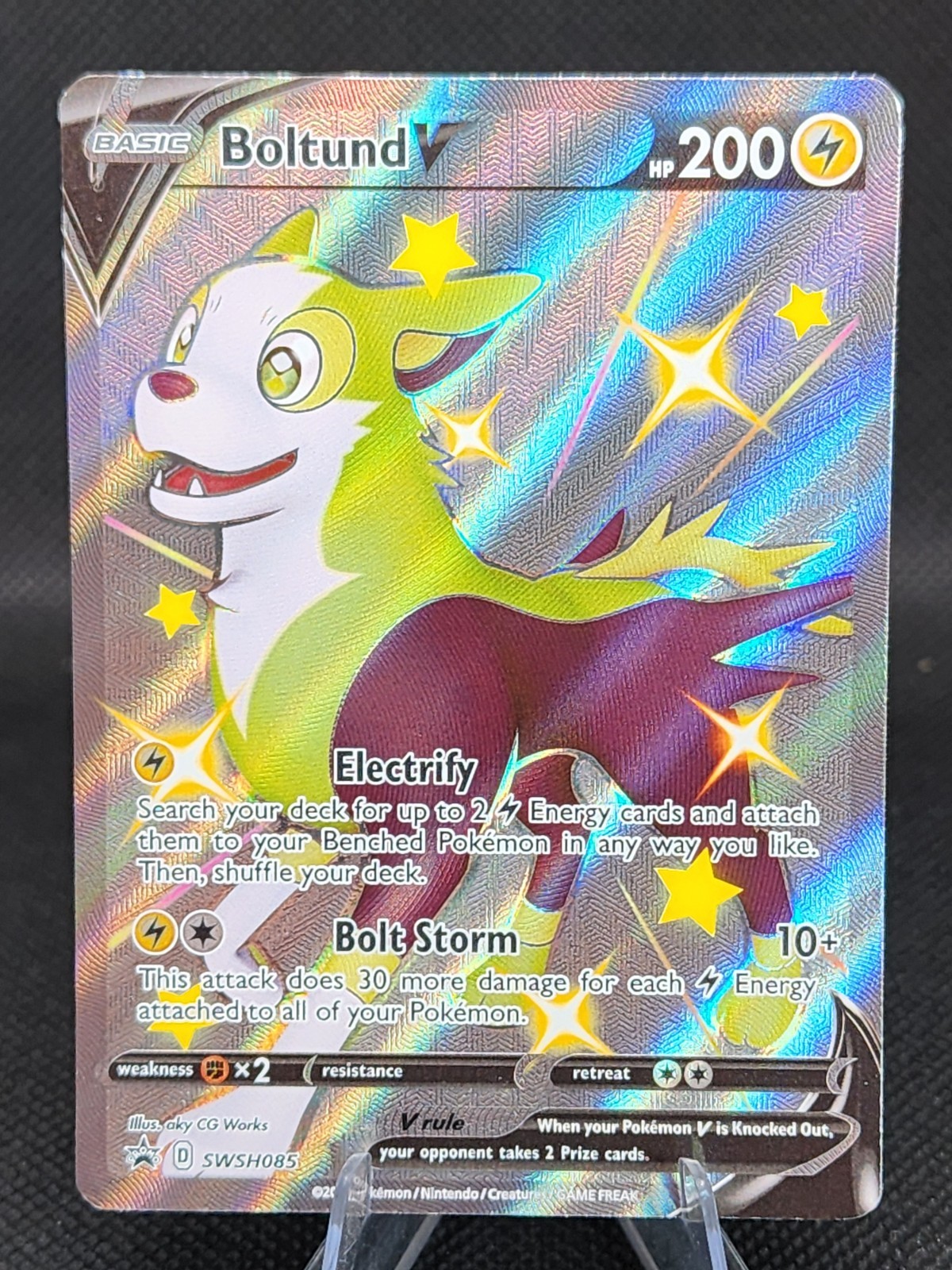 Pokemon Sword & Shield Promo Cards Boltund V SWSH085 Promo - NM
