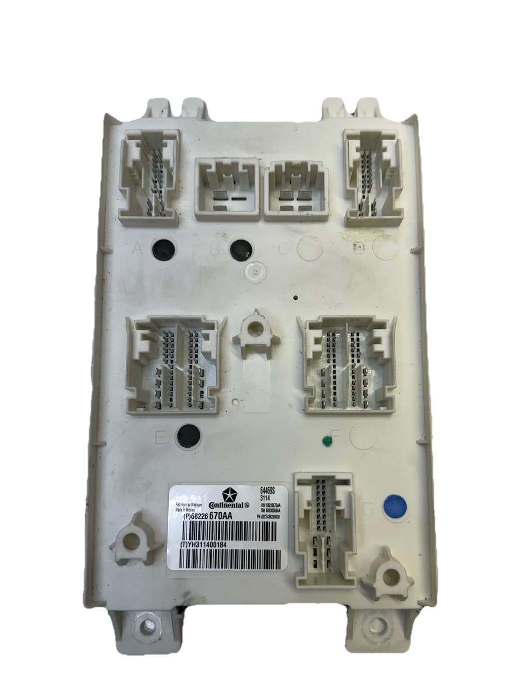 14-17 Maserati Ghibli BCM Body Computer Control Module Unit 68226670AA OEM