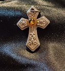 antique Silver Reliquaries Cross Pendent  — photo 1