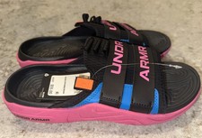 Under Armour UA Unisex Alpha SL Slide Sandals Carnival Pack Men  s Size 7 - NWT
