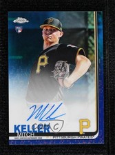 2019 Topps Chrome Blue Refractor 116/150 Mitch Keller #RA-MKE Rookie Auto RC