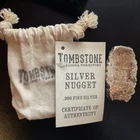 Tombstone Arizona Nugget Scottsdale Mint Five Ounces 5 OZ-T .999 Silver Bar OGP