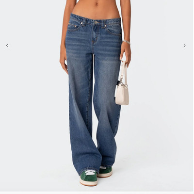 Edikted carpenter low rise jeans Size XS  NEW WITH TAGS