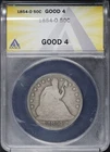1854-O Seated Liberty Half Dollar ANACS G-4 - Great For A Lowball Set!