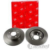 2X TRW Bremsscheiben 276Mm BelÜFtet Vorne Passend FÜR MERCEDES-BENZ V-KLASSE
