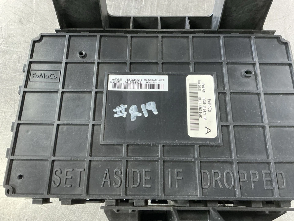 2013 FORD F150 SMART JUNCTION BODY CONTROL MODULE BCM DC3T-14B476-CB OEM #219 - Image 3 of 3