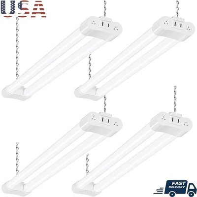 Linkable LED Shop Light 4 Pack 22W 2500lm Utility Fixture ETL Energy Saving New