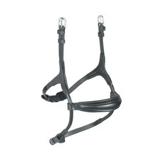 Velociti Rolled Padded Leather Horse Cavesson Noseband (ER1066)
