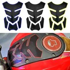 Pure Black Motorcycle Gas Fuel Tank Pad Protector Sticker Decal For Motorbike