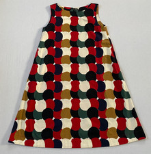 Uniqlo x Marimekko Womens A-Line Sleeveless Dress Red Size S NWOT