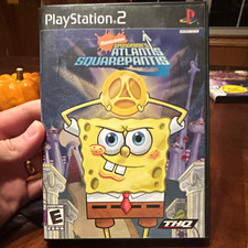 THQ SpongeBob's Atlantis SquarePantis (PlayStation 2 PS2) w/Manual
