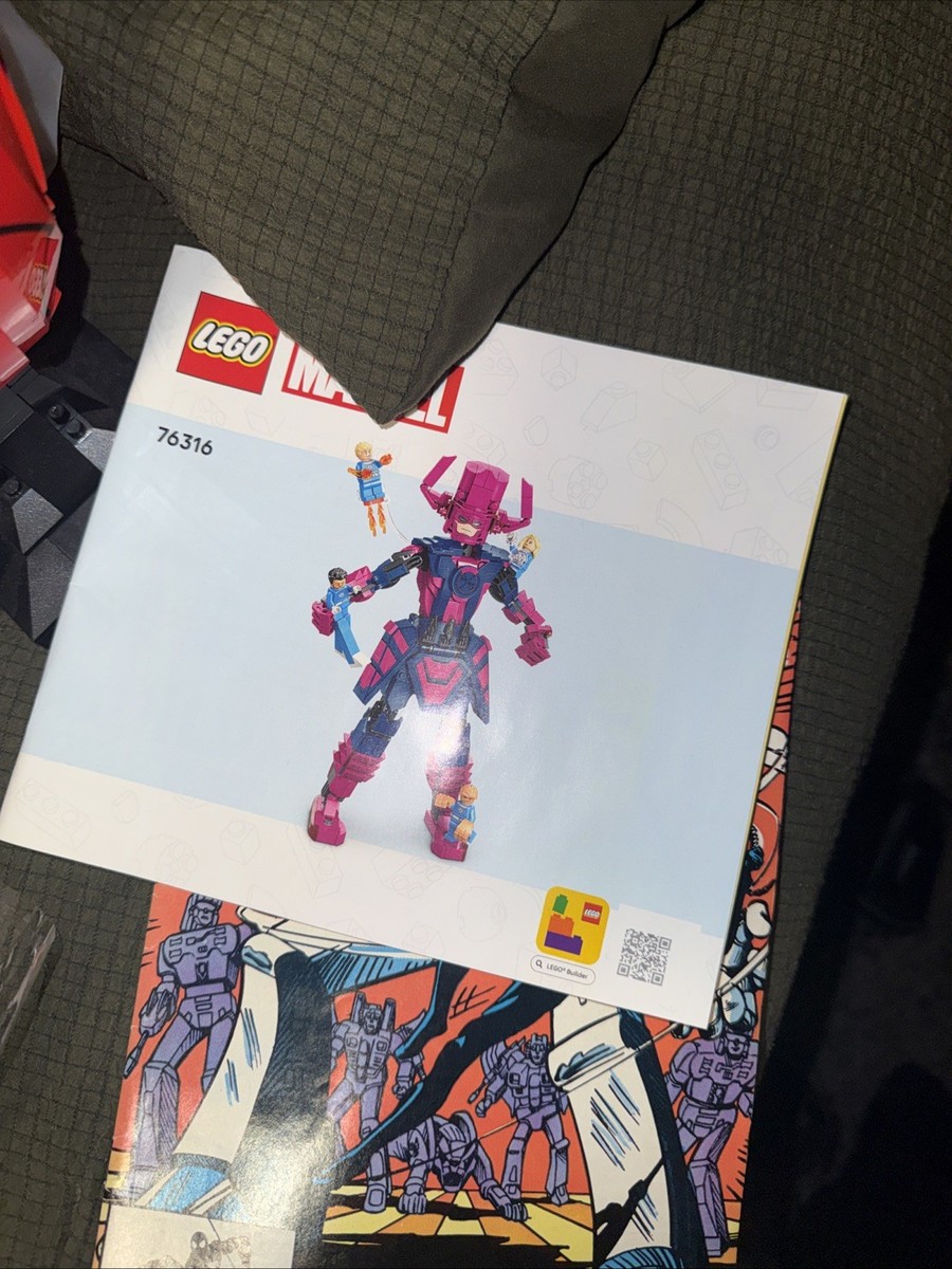 Lego Fantastic Four Galactus 76316 - 100% COMPLETE with Stickers