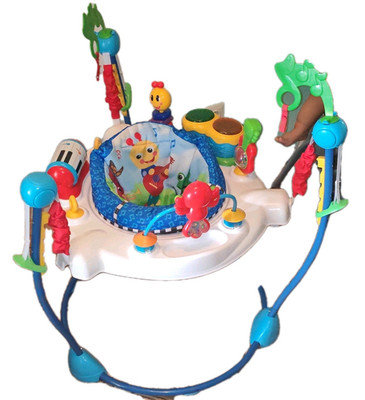 Baby Einstein Hopser Activity Center mit Spielzeug- & Musikmodul, mehrfarbig