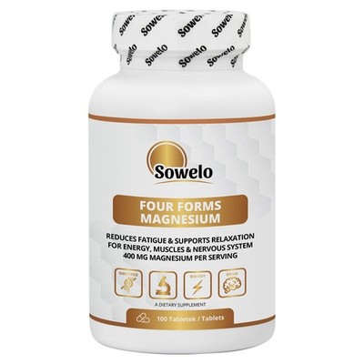 Magnesium 4-Form Complex   Oxide, Citrate, Lactate, Carbonate + B6   Sowelo