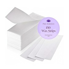 150 Wax Strips for Hair Removal   Extra-Large Non-Woven Strips for Legs, Arms,