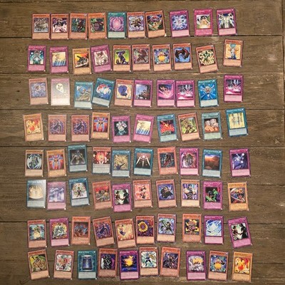 Lot of 80 Yu-Gi-Oh TCG 1st Edition Cards Original Konami Vintage Spell Trap Mons