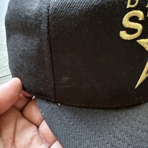 Vintage 90er Dallas Stars schwarz Wolle New Era 59fifty Mütze NHL Herren Größe 6 7/8 - Bild 7 von 10