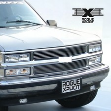 Fits 94-99 Chevy Ck Pickupsuburbantahoe Upper Chrome Billet Grille Insert