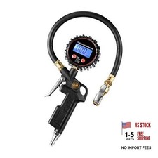 Led Display Tire Inflator Pressure Gauge - Digital Tire Deflator Gage Led Display Tire Inflator Pressure Gauge - Digital Tire Deflator Gage
