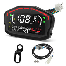 For1, 2,4 Cylinders Motorcycle Digital Board Dash Universal Motorbike Speedomete